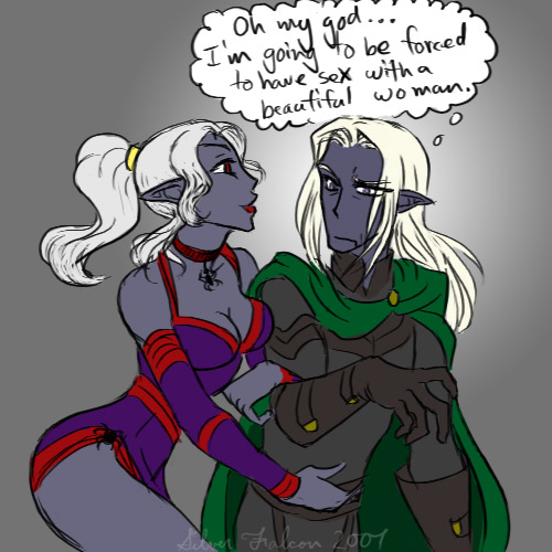Drizzt__s_Dilemma_by_Silver_Falcon.jpg